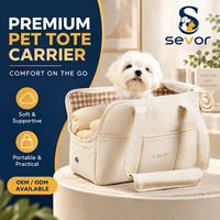 Sac de transport portable en coton pour petits chiens et chats, à porter à l'épaule, à la main ou en bandoulière – En stock, design mignon et tendance