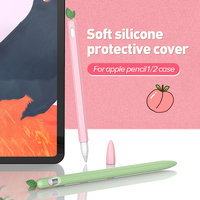 Uyumlu Apple kalem 1st 2nd ucu kol çantası kılıfı koruyucu yumuşak silikon dokunmatik Stylus kalem için iPad kalem 1 2