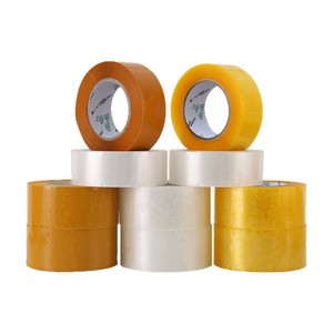 Cinta de embalaje transparente de 48 mm y 50 micras, cinta de sellado súper adhesiva para cierre de cajas, entrega urgente - Product Image 1