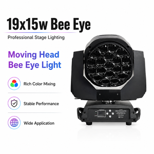 19x15W Bee Eye Pixel LED Beam Wash Moving Head Light with Zoom and Rotation for Concerts and Clubs - Product Image 2