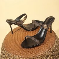 Sandales d'été sexy à talons hauts pour femmes, grande taille, à enfiler, à bout ouvert, de haute qualité, prix avantageux