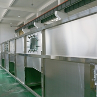 Pasteurisateur de tunnel compact 2000 BPH pour canettes et bouteilles en aluminium avec système intégré de chauffage et de refroidissement