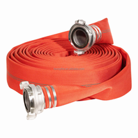 Tuyau d'incendie blanc de taille Storz 1.5 "x 30 mètres avec tuyau d'eau de couplage Storz en cuivre et aluminium pour vanne