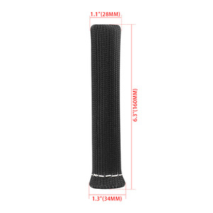 Manchon d'isolation thermique pour tuyau d'échappement en fibre de basalte 1,1x6,3x1,3 pouces, protection automobile universelle - Product Image 1