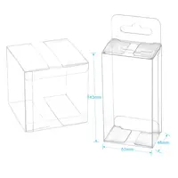 China fabricante personalizado rpet quadrado dobrável pequena embalagem clara pvc pet transparente pp caixa de presente fornecedores