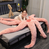 Mobilier de chambre en peluche canapé chaise chambre paresseux canapé étoile de mer en peluche personnalisé animal en peluche grande taille pieuvre oreiller en peluche