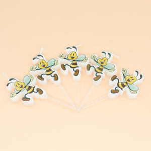 Incroyable bougie d'<span class=keywords><strong>anniversaire</strong></span> abeille naturelle bougie d'<span class=keywords><strong>anniversaire</strong></span> drôle <span class=keywords><strong>pour</strong></span> décoration de gâteau - Product Image 3