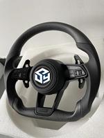 Volant en fibre de carbone léger et confortable pour Volkswagen Golf GTI MK6 MK7 MK8, Jetta VA3 VS5 GLI MK5 MK6 MK7