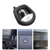 Serrure à compression pliable Long Yu MS-A7892 pour porte de trappe, type queue de poisson, pour camping-car, caravane, remorque, boîte à outils, avec clé de sécurité