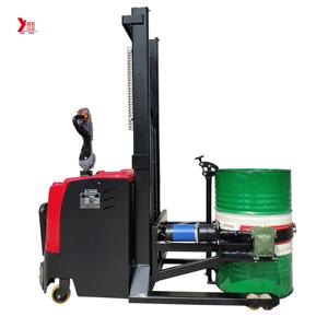 Truk palet bertenaga tipe Walkie kapasitas 1 Ton daya DC pabrik Zhongyan untuk penggunaan Restoran pengangkat Forklift Drum minyak - Product Image 6