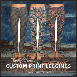 Créez vos propres leggings personnalisés imprimés en gros, 92 % polyester, 8 % élasthanne, décontractés, respirants, taille mi-haute, avec coutures - Product Image 2