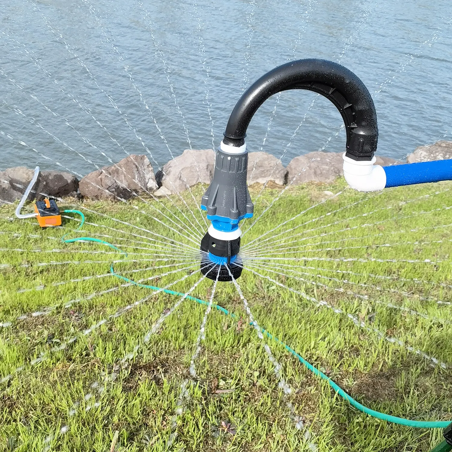 Kepala sprinkler pivot untuk D3000, semprotan hemat air, sistem irigasi pivot, kepala sprinkler