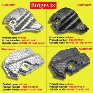 Алюминиевый масляный поддон для двигателя, не протекает, запчасти для двигателя, масляный поддон 06L103598F 06L103598AG для EA888 <span class=keywords><strong>3</strong></span> поколения Audi A4 Q5 - Product Image 2