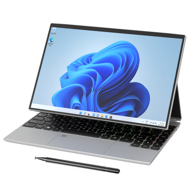 2026 Premium 14 Inch Yoga Laptop Intel N95 16GB RAM 512GB SSD Touch Screen 360°Rotating Win 11 Pro Business Notebook PC