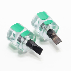 Mini destornillador con forma de rábano, juego de herramientas de reparación de cabeza plana y Phillips para fijación de guardabarros - Product Image 1
