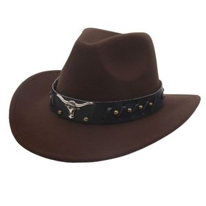 Sombrero de Vaquero Occidental con Ala Curva y Cabeza de Toro, Nuevo Lanzamiento, Accesorios para Actividades al Aire Libre, Fiestas, Pesca, Deportes, Viajes, Esquí - Product Image 5