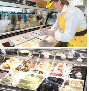 Quầy Hàng Đầu <span class=keywords><strong>Mini</strong></span> Nhỏ Bảng Top <span class=keywords><strong>Icecream</strong></span> Ice Cream Showcase Hiển Thị Tủ Lạnh Tủ Đông Tủ Đông Cho Ice Cream - Product Image 3