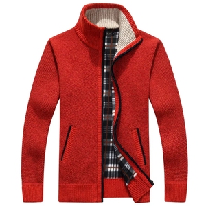 YF hommes décontracté <span class=keywords><strong>Cardigan</strong></span> solide hiver mâle automne mode Fit épais mince garder au chaud hommes Smart pull <span class=keywords><strong>manteau</strong></span> hommes - Product Image 5