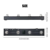 Controlador MIDI Bluetooth M-VAVE Chocolate, Pedal Inalámbrico de 4 Interruptores con Control por Aplicación, Control de Partituras, Control DAW