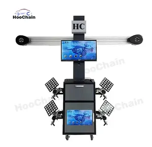 Auto 3D 4 Wheel Alignment With Sony Camera High Quality 2 HD Screens Wheel Alignment Machine