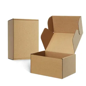 Scatola di marca privata personalizzata scatola di cosmetici neri scatola regalo scatola di immagazzinaggio di abbigliamento per la consegna di scarpe corrugato scatola di carta