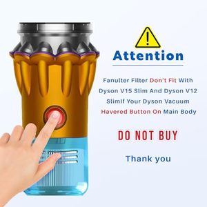 Filtros de Vacío de Alto Rendimiento de Repuesto para Dyson V15 y V10, Filtros HEPA H13 Verdaderos - Product Image 2