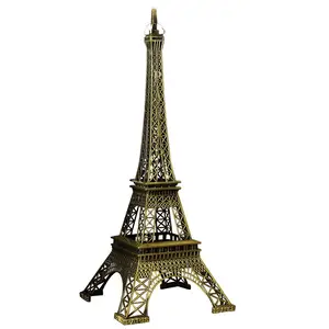 Vendita calda di alta qualità decorazione per la casa France Paris regalo di promozione in metallo torre Eiffel Souvenir decorazione
