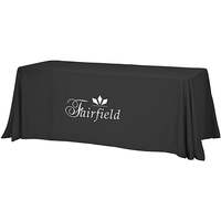 FOCUS Nappe rectangulaire en polyester écologique personnalisée avec logo pour décorations de mariage et de fête