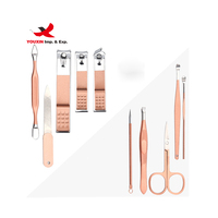 Kit de coupe-ongles professionnel FENGFLY multifonction portable 10-en-1 en acier inoxydable, coupe-ongles, coupe-ongles pour manucure et pédicure