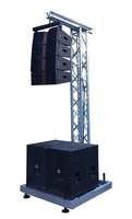 Support d'espace en forme de A en alliage d'aluminium de taille personnalisée Cintre audio Line Array Affichages de portique en treillis optimaux pour bar