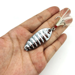 Cuillère à pê<span class=keywords><strong>cher</strong></span> en gros Cuillère en métal Leurre de pêche sur glace Jig Leurres de pêche bon marché pour poissons de petite et moyenne taille - Product Image 1
