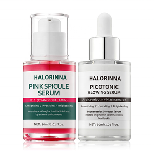 HALORINNA OEM - Suero Esencial con Espículas Rosas de 30 ml, Multicomplejo, Aclara el Tono Desigual, Reafirma la Piel Flácida, Nutre Todo Tipo de Piel - Product Image 1