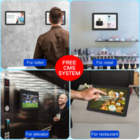 OEM 10.1 inç kapasitif dokunmatik LCD Tablet RK3568 POE Android 11 2 + 16GB duvara monte ticari reklam için yeni iş