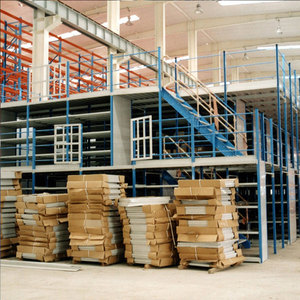 Estantería ajustable de plataforma, estantería prefabricada de acero, almacén, Mezzanine - Product Image 2