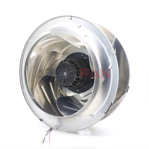 Ventilateur centrifuge à rotor externe R4E355-AK05-05 pour processus industriels, 355 mm, 230 VAC, 1380 tr/min, 2850 CFM, 520 W - Product Image 1