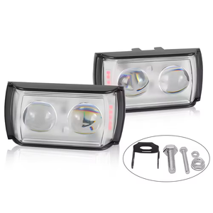 Projecteur à 2 lentilles 12V Blanc Jaune Rouge Bleu Étanche 18W 3000 Lumens Adaptation Universelle pour Moto VTT Camion Voiture - Product Image 5