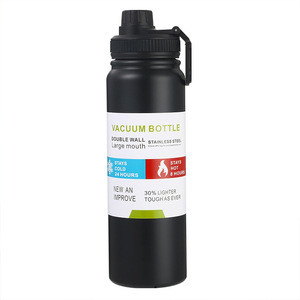 Red Vacuum <b>Bottle</b> 600ML 800ML 1000ML Double Wall Stainless Steel Large Mouth Insulated Sports <b>Water</b> <b>Bottle</b> - Product Image 4