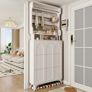 Nuova Scarpiera Moderna Ultra Sottile <span class=keywords><strong>e</strong></span> Resistente con Vano Ribaltabile, Ideale per Ingresso <span class=keywords><strong>e</strong></span> <span class=keywords><strong>Soggiorno</strong></span> di Appartamenti - Product Image 2