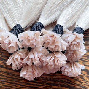 Commercio all'ingrosso extension per capelli alla cheratina vergine brasiliana punta piatta doppia disegnata capelli vergini Remy 12A lisci Bonde stili 18 pollici - Product Image 5