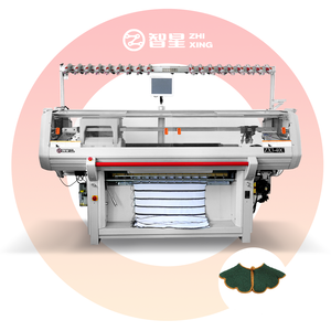 Cổ Áo máy dệt kim hoàn toàn tự động Ba hệ thống vi tính phẳng Polo t Áo sơ mi cổ áo máy dệt kim - Product Image 1