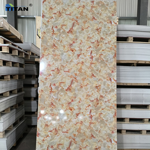 Plaques <span class=keywords><strong>PVC</strong></span> Effet Marbre pour Décoration Murale 3mmx1220x2440 Panneau Mural <span class=keywords><strong>PVC</strong></span> Marbre Mat pour Appartement - Product Image 5