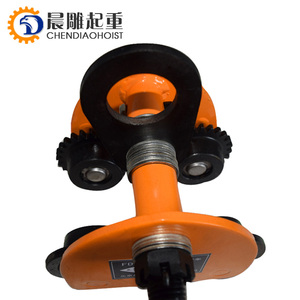 Chendiao Chất lượng cao tay đẩy kéo GCL loại hướng dẫn sử dụng xe đẩy <span class=keywords><strong>0.5t</strong></span> 1t 2t 3t 5t 10t 20t chùm đồng bằng hướng Xe đẩy cho hoist - Product Image 4