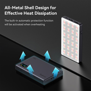 Rm120 siêu mỏng RGB video ánh sáng siêu dài-pin cuộc sống xách tay tất cả-trong-một thiết kế 2500K ~ 8500K chụp ảnh - Product Image 2