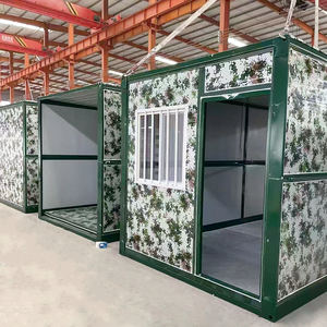त्वरित स्थापना 20 फीट तह प्रीफैब कंटेनर घरों फोल्डेबल कंटेनर घर फोल्डेबल कंटेनर प्रीफैब छोटे घरों के साइट कार्यालय - Product Image 3