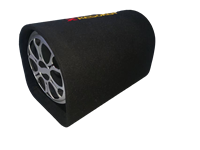 Subwoofer de voiture noir 10 pouces à bobine simple 12V DC 5000W RMS à basses profondes