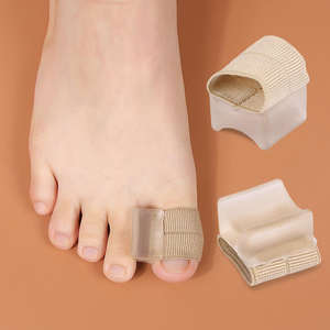 Séparateur d'orteils en fibre à un seul trou, conçu comme un espaceur orthopédique pour les orteils et un séparateur d'orteils parfait pour la pédicure - Product Image 1