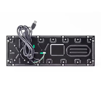 Clavier industriel métallique en acier inoxydable 304, à montage sur panneau, avec pavé tactile intégré, filaire USB, anti-vandalisme, étanche IP65, certifié CE