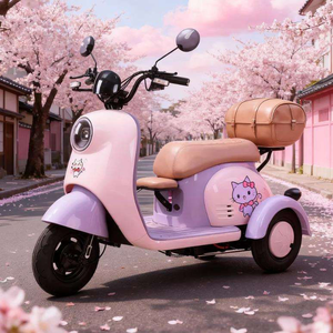 Tricycles à 3 roues à moteur sans balais 3 vitesses, batterie au plomb-acide, ouverts et pour le transport de passagers – Vente directe usine - Product Image 3