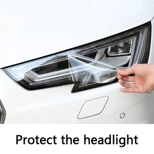 Hot Sales Car Sticker Protective Film TPU TPH Material Car Headlight Film Smoke Lamp Film