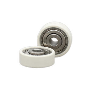 Rodamientos de Bolas de Ranura Profunda 608 de Acero Inoxidable Suministrados por el Fabricante, Rodillos para Puertas y Ventanas de PVC, Poleas Recubiertas de Goma - Product Image 3